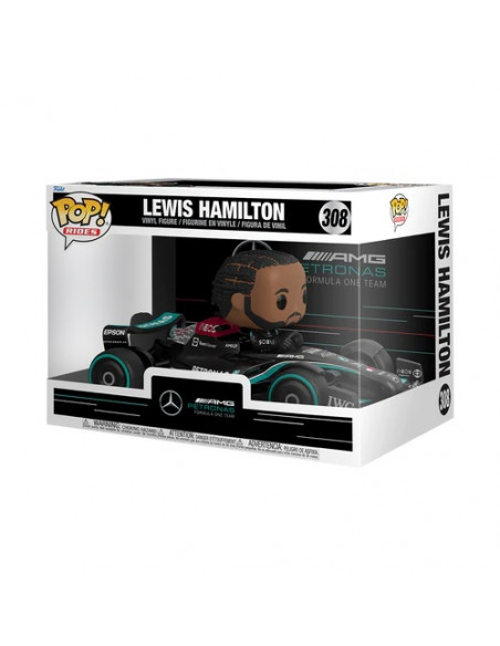 Funko Pop Lewis Hamilton en F1. AMG Petronas Formula One team